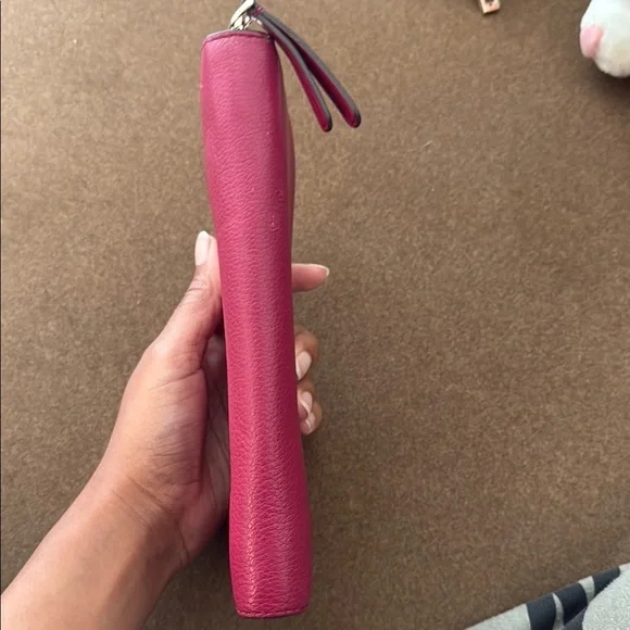 Kate Spade Pink Saffiano Leather Wallet - Picture 3 of 10